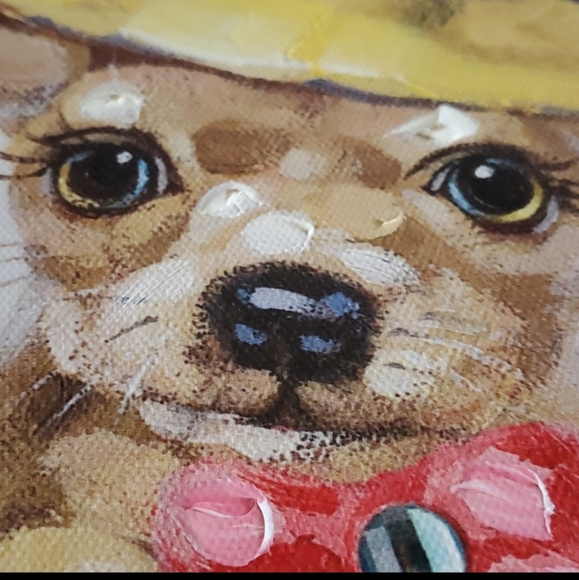 Canvas Art painting of a two Chihuahua Dogs - Picture 10 of 10